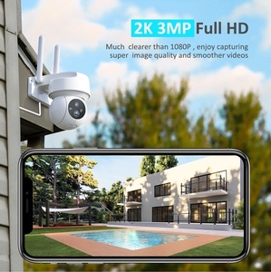 5MP IP65防水カメラ屋外ヒューマン検出ナイトビジョンH.264 Ip CCTV CloudedgeカメラWifiカメラ工場 - Product Image 2