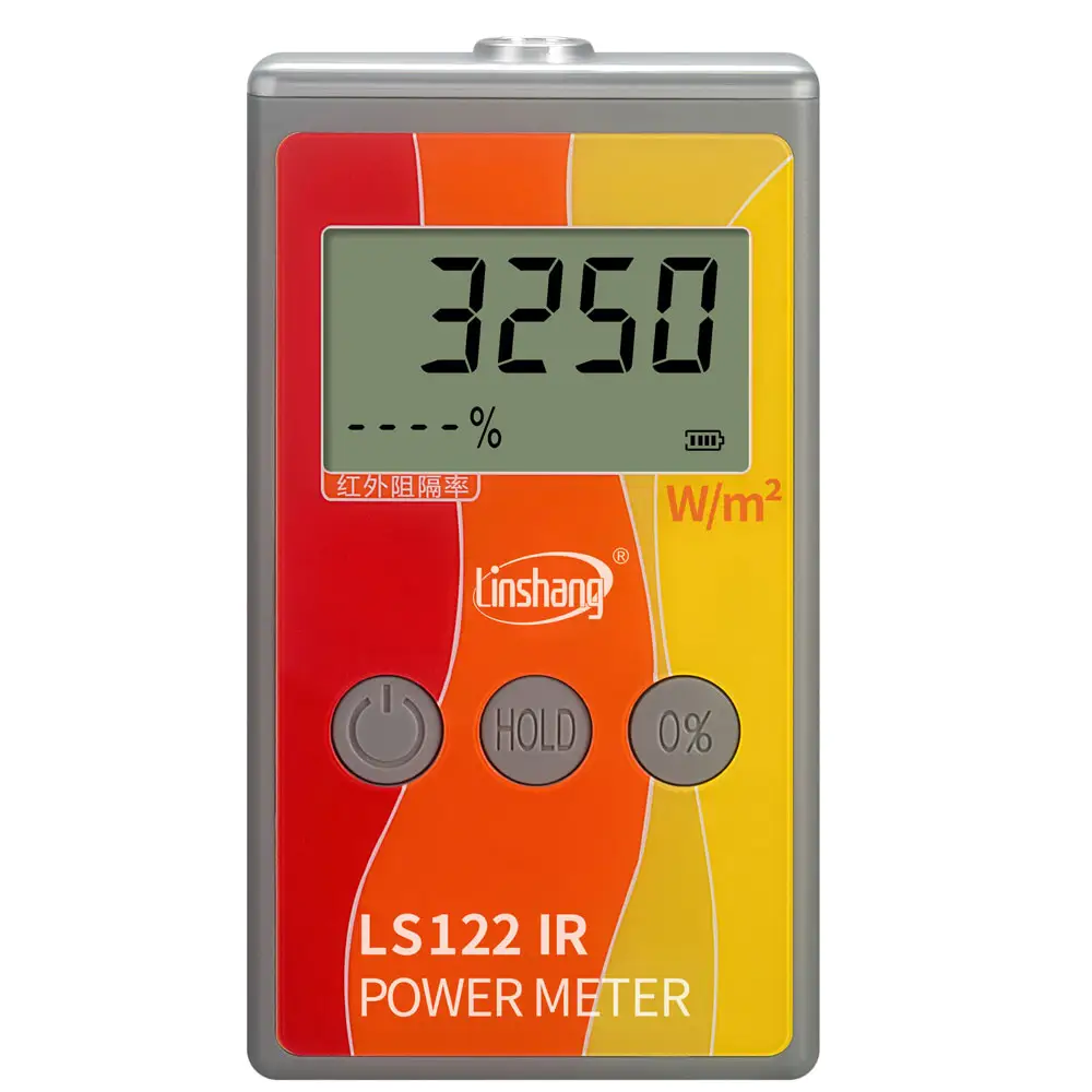 LS122 1400nm IR Infrared Radiometer Radiation IR Intensity Rejection Rate Measurement Solar Film Tester Window Tint Meter