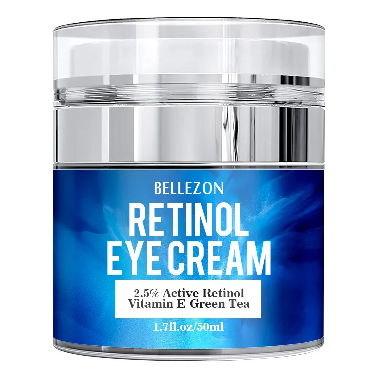 Crema reparadora de ojos al por mayor, crema de ojos con retinol antiarrugas y hinchazón de ojeras