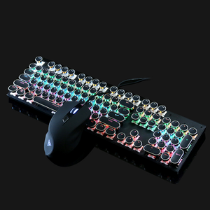 V2 Combo Punk Wired Gaming <strong>Mouse</strong> and <strong>Keyboard</strong> Gateron Witch Mechanical Gaming <strong>Keyboard</strong> RGB Backlit <strong>Computer</strong> <strong>Keyboard</strong> <strong>Mouse</strong> - Product Image 3