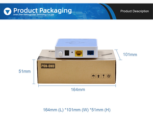 X Pon Ont Mini 1Gb Router con Gepon ONU Ethernet FTTH Modem Módulo de configuración Convertidor Wifi 1Ge Gpon Modem - Product Image 5