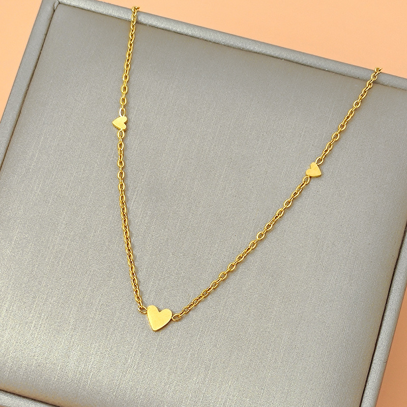 Collier trois love X960-or