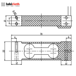 LC7012 Wholesale price customize load cell <strong>sensor</strong> 0.3kg load cells for platform scale single point weighing 5kg - Product Image 2