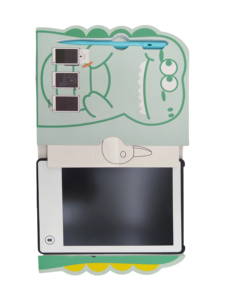 カスタム15カードコンテンツ6インチLCD描画タブレットセット子供用描画ボード付きカラースクリーントレースとライティング運動おもちゃ - Product Image 5