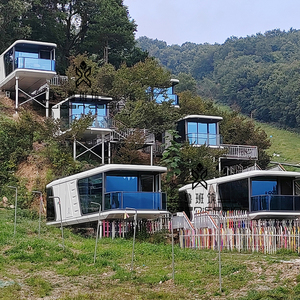 Sıcak satış modüler mobil ev su geçirmez Casa Airbnb uzay kapsül Pod ev uyku pod plaj otel tatil için