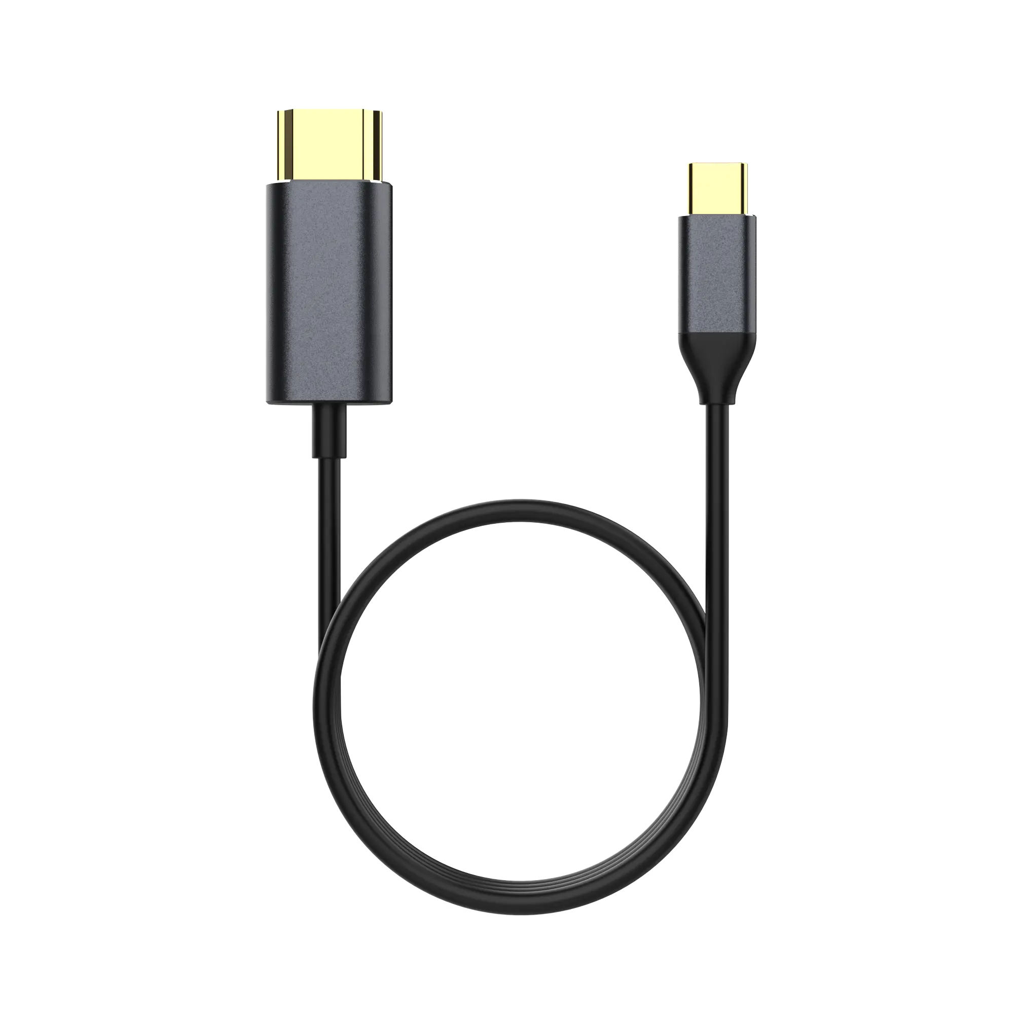 Многофункциональный USB-C-HDMI кабель 3-в-1 с разъемами Micro и USB 2,0, нейлоновый Плетеный магнитный для зарядки