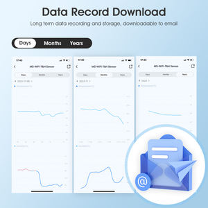 جهاز قياس الرطوبة والحرارة الذكي SMATRUL Tuya <span class=keywords><strong>ZigBee</strong></span> للمنزل أو الفندق متوافق مع أليكسا ومساعد جوجل - Product Image 5