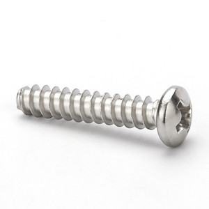 Stainless Steel <strong>M1</strong>.4 <strong>M1</strong>.6 <strong>M1</strong>.<strong>7</strong> M2 M2.2 M2.3 M2.5 M3 M4 M5 Round Head Cross Recessed Self Tapping <strong>Screw</strong> for Plastic - Product Image 4