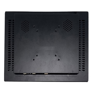Marco de metal integrado 15 pulgadas frontal impermeable cuadrado táctil capacitiva WIFI POE RJ45 red computadora industrial todo en una PC