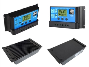 Regolatore intelligente del regolatore del pannello solare 24V 12V DC lampadina di uscita 10A 30A 50A 60A 20A Controller manuali per caricabatterie solare PWM - Product Image 6