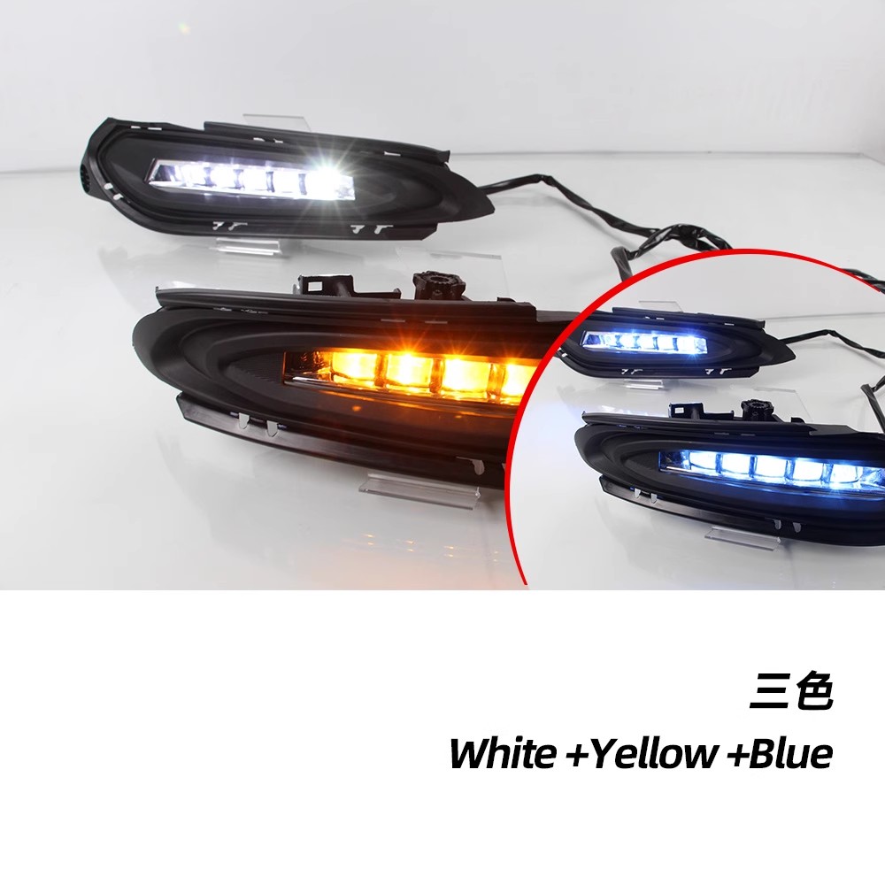 white bule yellow