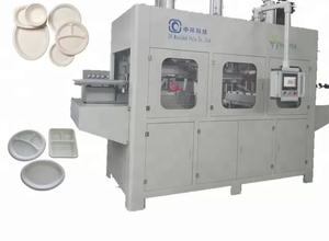 全自动废纸回收机器瓶子托盘咖啡杯托盘制造机生产线 - Product Image 5