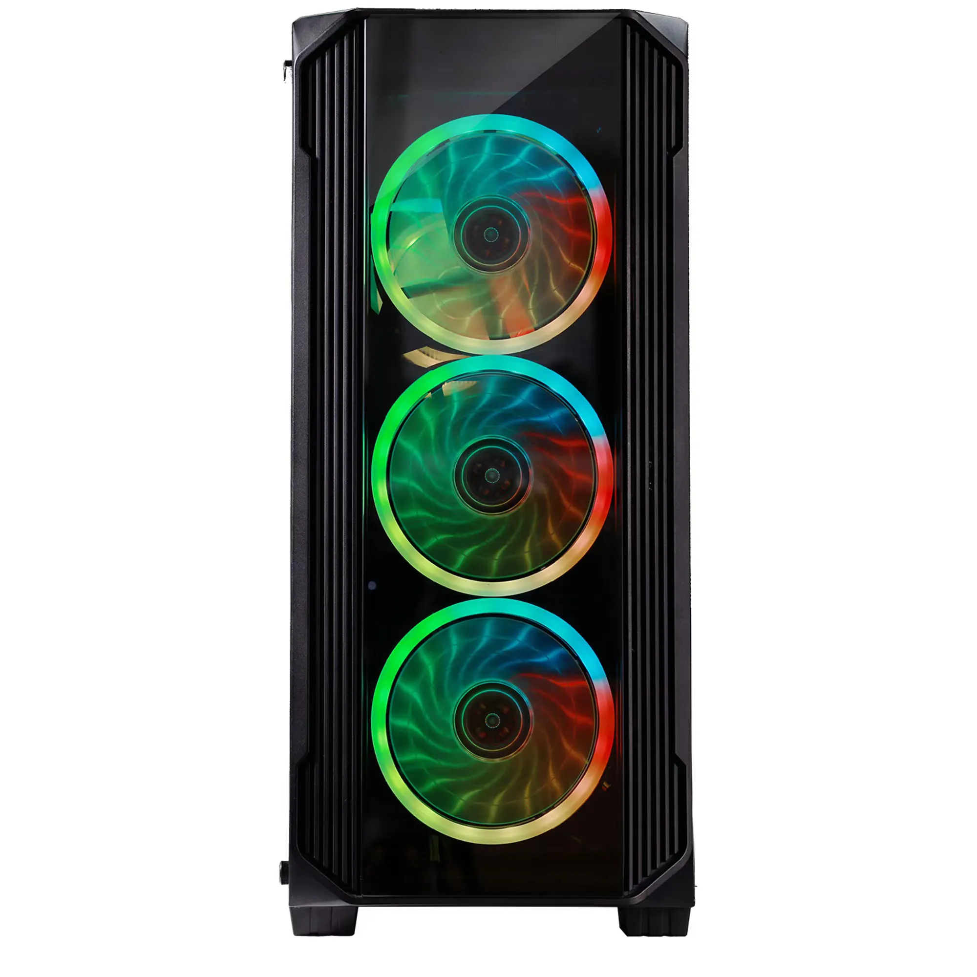 인기 있는 데스크톱 인텔 코어 i7 RX580 8G DDR5 RAM 32GB DDR4 SSD 1TB RGB 팬 게이머 PC 게임 컴퓨터 케이스 및 타워 풀 세트