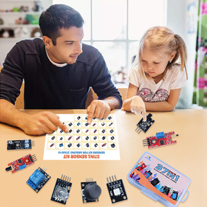 مجموعة وحدة إلكترونية من Tscinbuny مجموعة أدوات استشعار تعليمية 37 في 1 مجموعة وحدات استشعار لأردوينو - Product Image 4