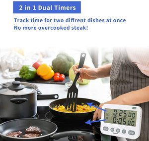 Hiit zamanlayıcı 2 kez otomatik bisiklet geri sayım için en iyi egzersizleri ve çalışma 2 in 1 zamanlayıcı - Product Image 4