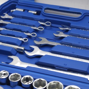 Araba oto tamir aracı kiti fabrikadan kişiselleştirilmiş Logo anahtarı 82 61 108 parça mat CRV lokma takımı seti - Product Image 6