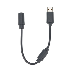 Siyah/gri USB ayrılıkçı uzatma kablosu adaptörü Microsoft Xbox 360 kablolu denetleyici için kablosu bağlayın - Product Image 2