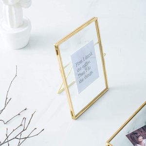 Bán Nóng Cá Nhân Hóa Đơn Giản Hiện Đại Gấp Hình Ảnh Khung Vàng Kính Xoay Tình Yêu Khung Ảnh Quà Tặng - Product Image 3