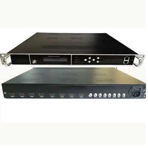 フレキシブルモジュールデジタルTVHDエンコーダーIsdbtモジュレーターFTA DVB-S2 DVB-C DVB-T ATSCISDBTチューナーからRFモジュレーター