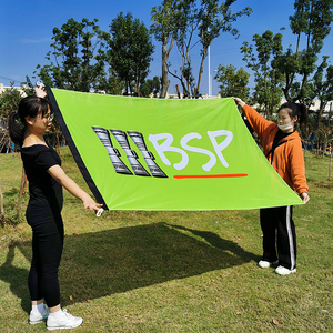 促销广告旗帜3x5ft涤棉定制旗帜双面大尺寸商务旗帜旗帜带标志