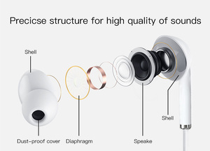 Yesido YH36 toptan fiyat Hifi kulaklık Mic ile kulak içi spor Stereo kulaklık