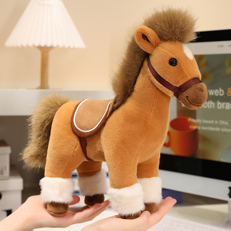 B90 rabitai cheval de course marron