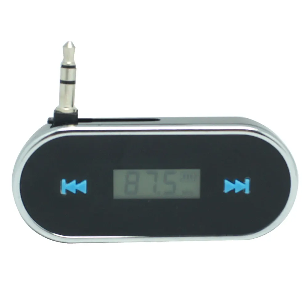 GXYKIT F2 Portable 3.5mm Aux Micro USB Car FM Transmitter for Mobile Phone