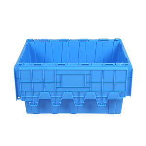 Caja de transporte de fruta apilable, contenedor de almacenamiento móvil de plástico, caja de logística - Product Image 3