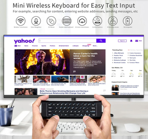 Benutzer definierte Marken-Sprachmaus-Fernbedienung mit Mini-Tastatur Neue Aluminium legierung mit Overseas Warehouse Pick & Pack Services