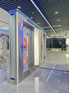 Sistema di controllo di accesso a tornello barriera ANKUAI in acciaio inossidabile 304 cancello girevole bidirezionale porta di sicurezza per la palestra