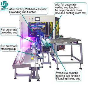 Screen Printer Auto Screen Printing Machine for Plastic Cup PP Cup Plastic Round Article Lipstick <strong>Container</strong> Object Plastic Pipe - Product Image 2