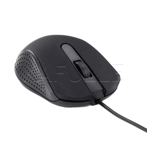 コンピュータマウス1200 DPI光学マウス人間工学的デザインコンピュータマウス4ftコード付きラップトップ用 - Product Image 3