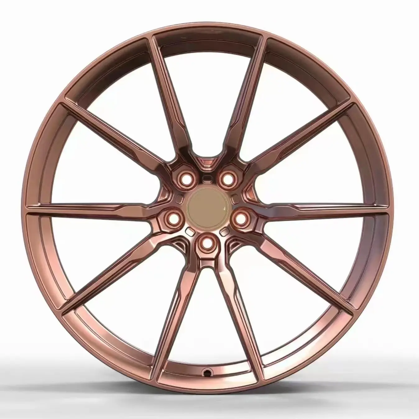 Custom rose gold light weight 19*8.0 inch PCD 5*112 forged car wheels for Mercedes-Benz CLA wheels