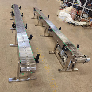 Filling and Capping Production Line Customized Container Glass Plastic Bottle <strong>Handling</strong> Flat Top <strong>Chain</strong> <strong>Conveyor</strong> System - Product Image 3