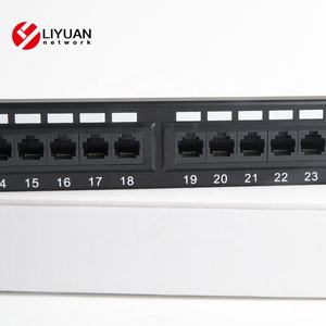 クローネ & 110デュアルIDC Cat5e 19 ''UTP 24ポートパッチパネルネットワーク用クローネ & 110デュアルIDC Cat5e Cat6 Cat6a - Product Image 4