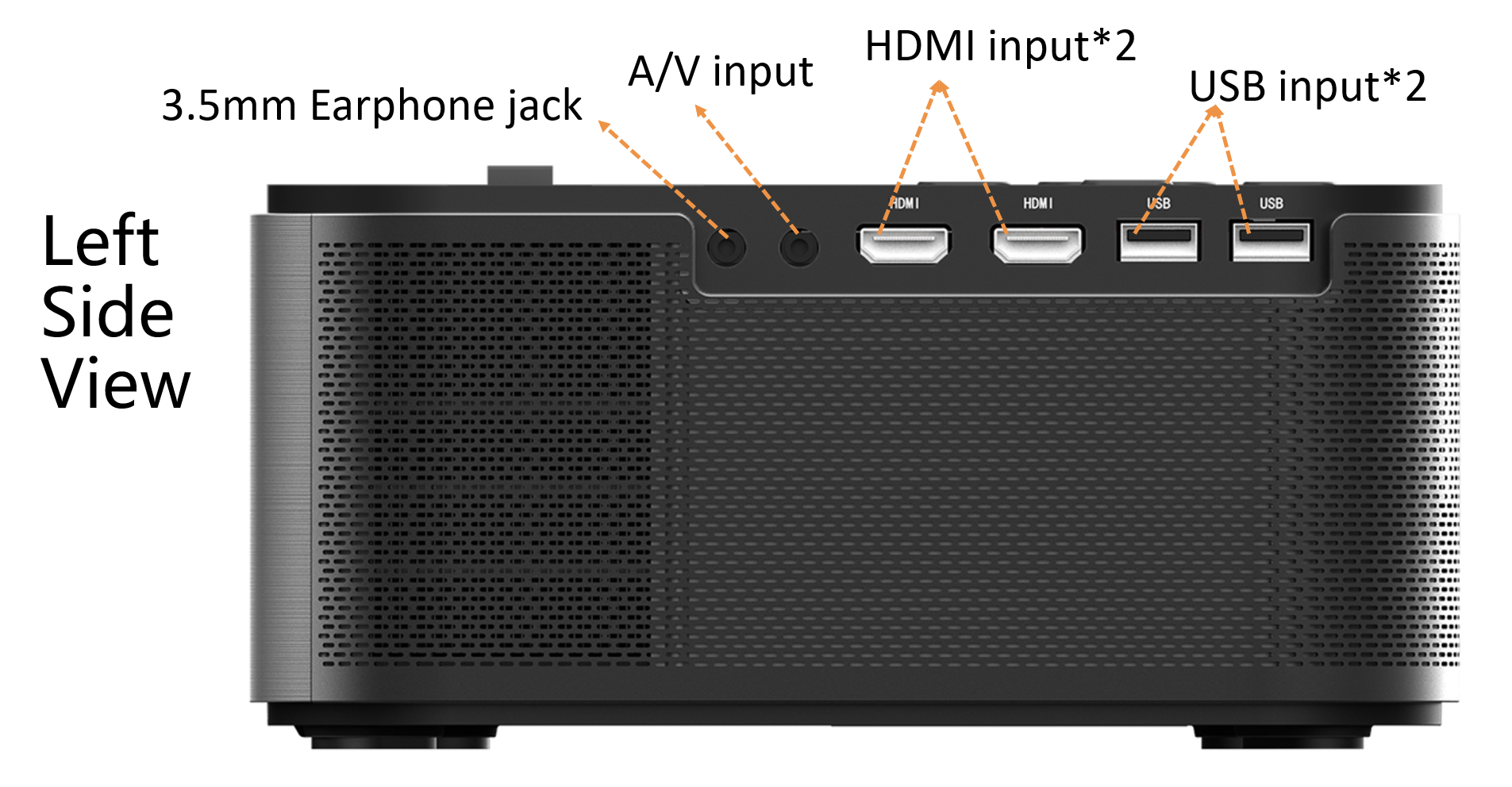 9000 projetor completo nativo 4K Android 9,0 dos lúmens 1080P HD Home Theater