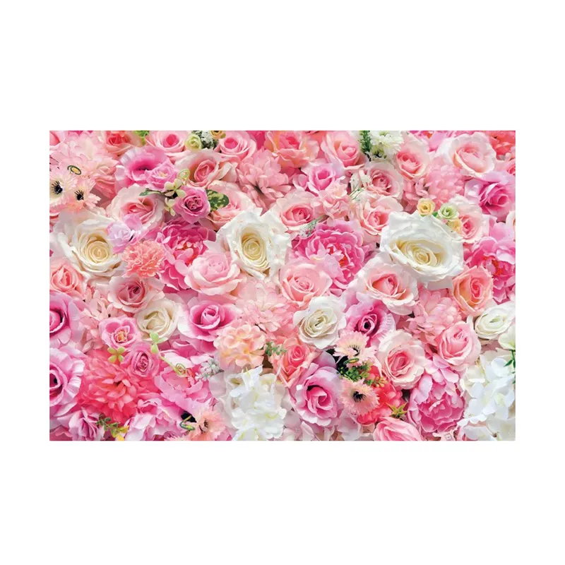 Fondo romantico della parete del fiore del contesto del pannello di griglia della parete del fiore di prezzo basso