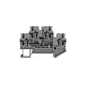 STTB 2.5 Electrical Feed Through Panel Mounted Two <strong>Double</strong> <strong>Layer</strong> Level Junction <strong>Double</strong> Level <strong>Spring</strong> Cage Din Rail <strong>Terminal</strong> <strong>Block</strong> - Product Image 2