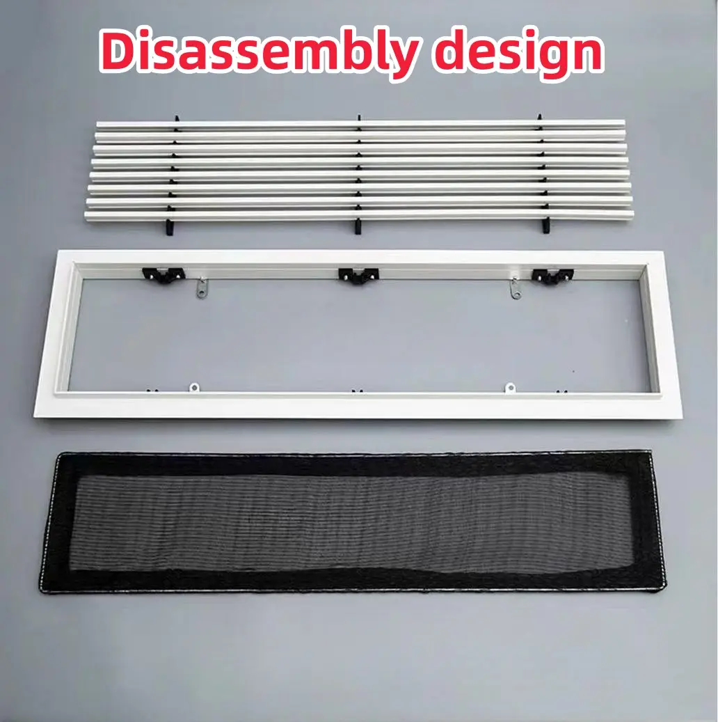 Customized abs Plastic Air return grill OEM ODM air Outlet Ventilation grill Air Vent Cover Aluminum Vent Cover