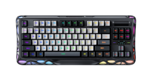 High-quality 80% Hollow RGB Hot-swappable Non-interfering <strong>Programmable</strong> Driver Software Three-mode Connected <strong>Mechanical</strong> <strong>Keyboard</strong> - Product Image 2