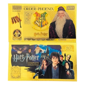 Quà lưu niệm mang về nhà Thế Giới Phù Thủy <span class=keywords><strong>Harry</strong></span> <span class=keywords><strong>Potter</strong></span> nhân vật kỷ niệm tiền giấy vàng cho quà tặng - Product Image 5