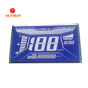 Custom 8 11 cifre tn htn segmento positivo bici pulsar 150 moto tachimetro contachilometri trasparente display digitale lcd - Product Image 2