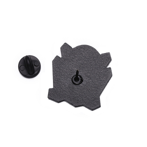 Cadı cadılar bayramı emaye Pin Punk 1 yaka mor çiçekler hediye arkadaşlar için kristal taş Metal broş rozeti toptan - Product Image 2