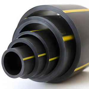 Çin'den en iyi yüksek yoğunluklu PE sulama gaz borusu popo füzyon bağlantısı ile korozyona dayanıklı siyah HDPE esnek dayanıklı - Product Image 2