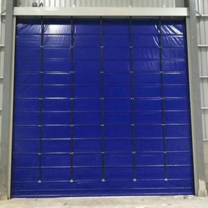 Industrial Factory Yellow Blue <strong>Red</strong> Color Automatic Fast <strong>PVC</strong> Zipper <strong>Doors</strong> Fast Opening Closing Roller <strong>Door</strong> With Remote Control - Product Image 4