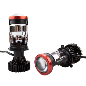 H4 Bi ไฟหน้า LED แบบปรับแต่งได้มีไฟ LED 1.8นิ้วโปรเจคเตอร์เลเซอร์2นิ้วเลนส์ไฟตัดหมอก - Product Image 3