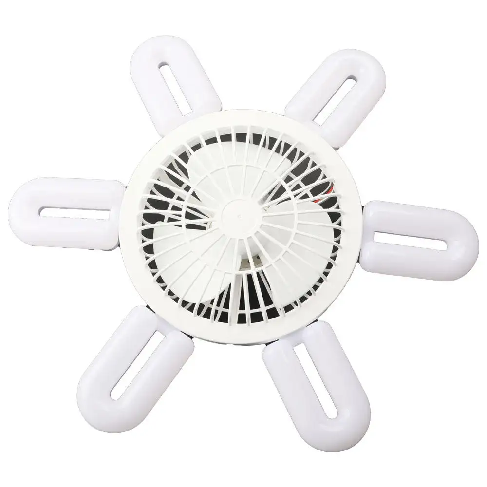 Ventilador de teto LED moderno com luz de teto LED com ventilador de teto com luz de soquete