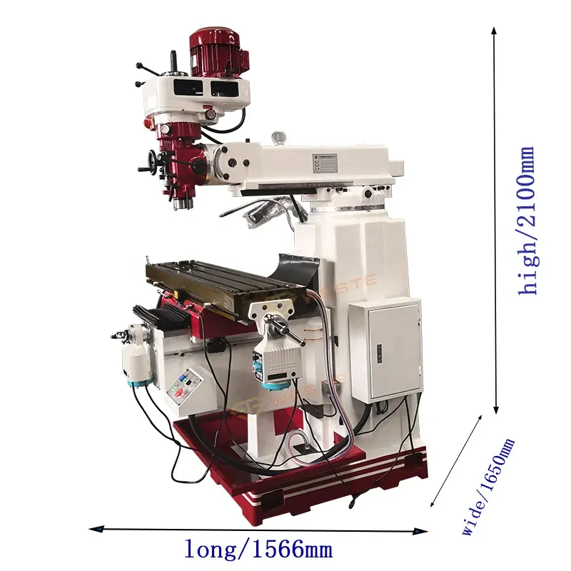 Metal freze makineleri küçük freze makinesi fresadora 4HW 5hw çin küçük taret öğütme makinesi