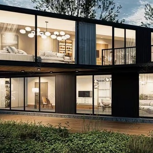 Edificio modular duradero de estilo industrial Casa de contenedores desmontable de Instalación rápida hecha de panel sándwich y acero - Product Image 2