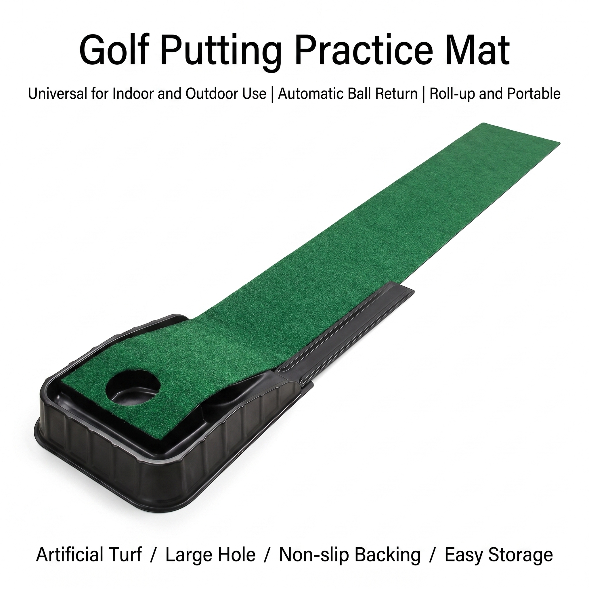 A green putt blanket